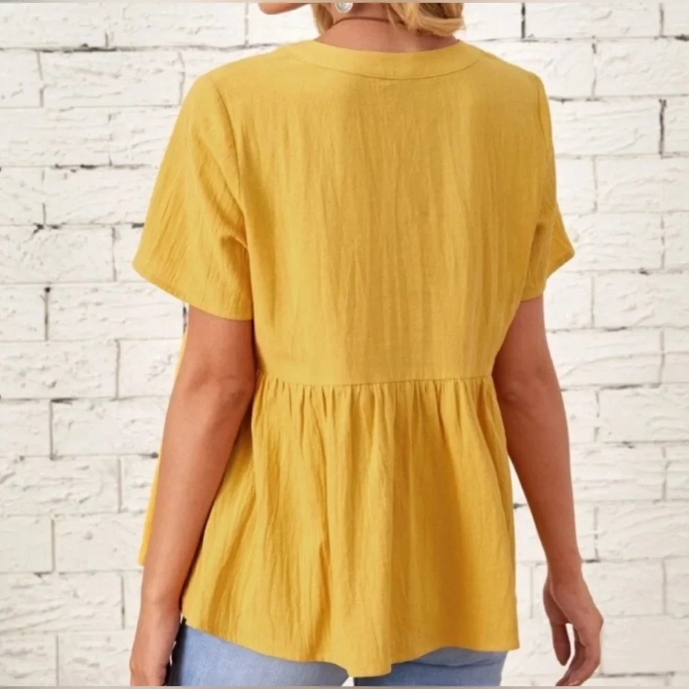65. Stellar peplum top🌙 - Picture 5 of 5